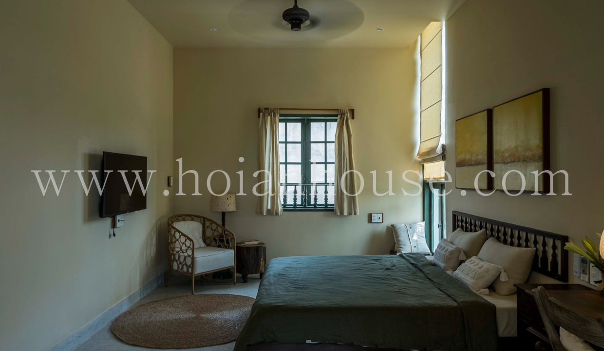 2 Bedroom Indochinese Style House With A Spacious 500 M2 Garden For Rent On The Countryside Of Hoi An. ( Hah667)