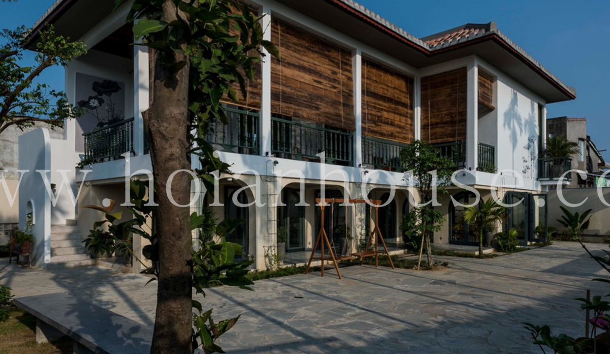 2 Bedroom Indochinese Style House With A Spacious 500 M2 Garden For Rent On The Countryside Of Hoi An. ( Hah667)