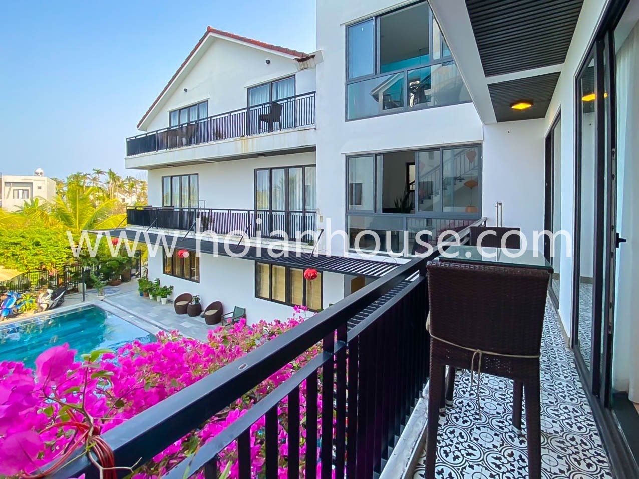 (hah678) Modern 1 Bedroom Apartment With A Pool For Rent In Hoi An.