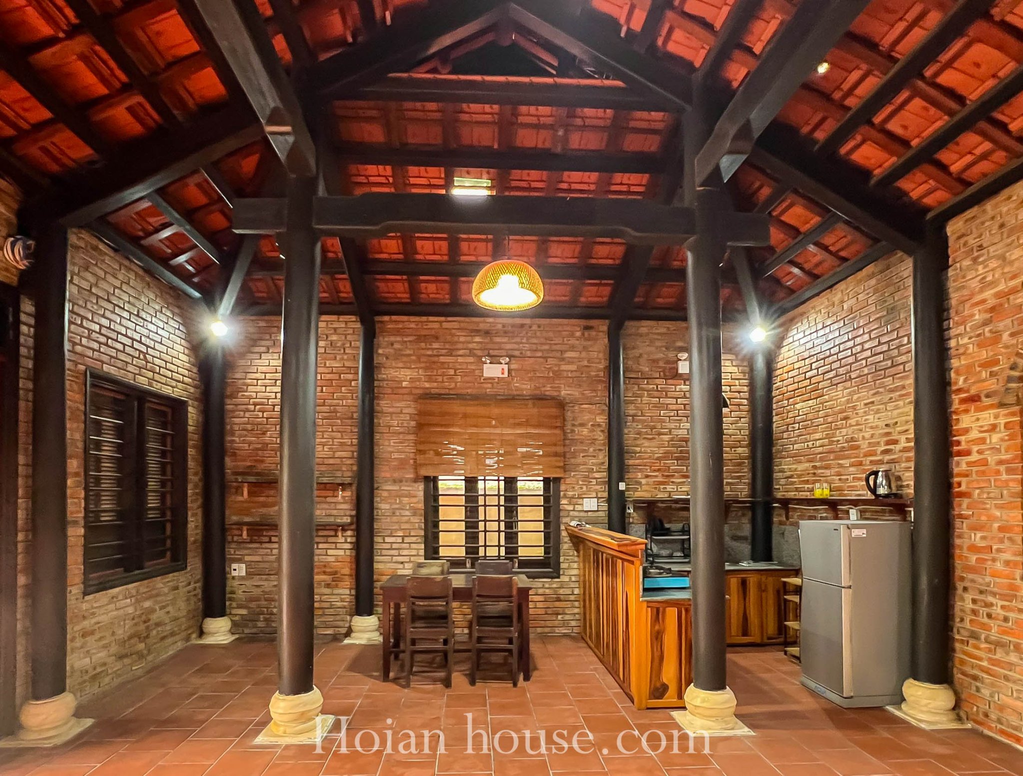 Traditional Wooden House With A Beautiful Garden For Rent In Hoi An.(hah668)